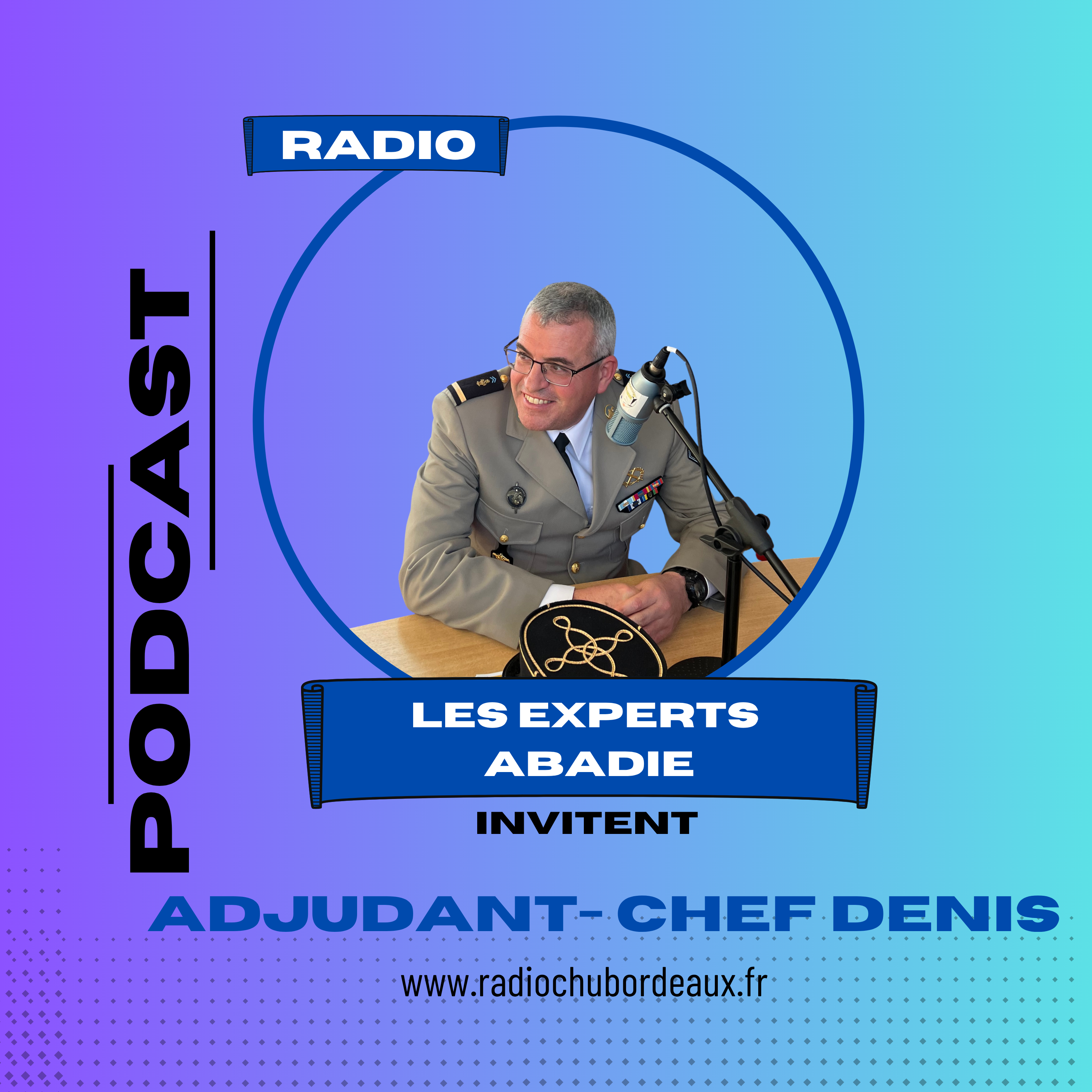 Les Experts re&ccedil;oivent l'Adjudant-Chef Denis