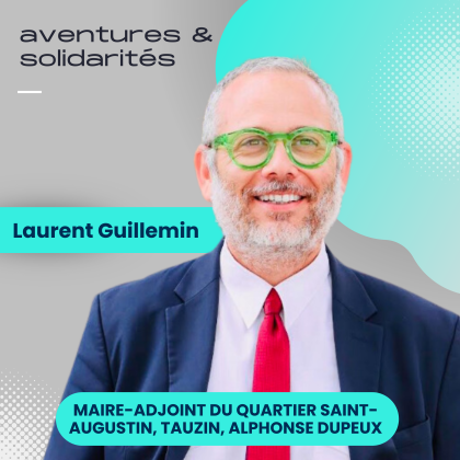 Soyez Curieux avec Laurent Guillemin, Maire-adjoint du quartier St Augustin, Tauzin, et Alphonse Dupeux
